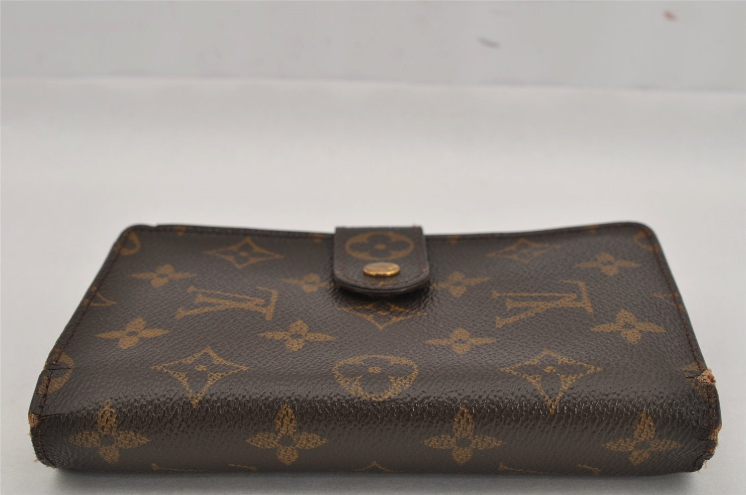 Authentic Louis Vuitton Monogram Porte Papier Zip Bifold Wallet M61207 LV 0486K