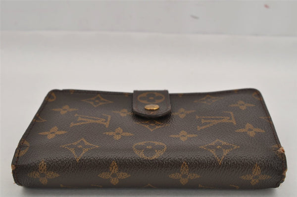 Authentic Louis Vuitton Monogram Porte Papier Zip Bifold Wallet M61207 LV 0486K