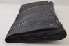 Authentic GUCCI Python Motif Leather Clutch Hand Bag Navy 228574 Box 0487J