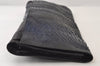 Authentic GUCCI Python Motif Leather Clutch Hand Bag Navy 228574 Box 0487J
