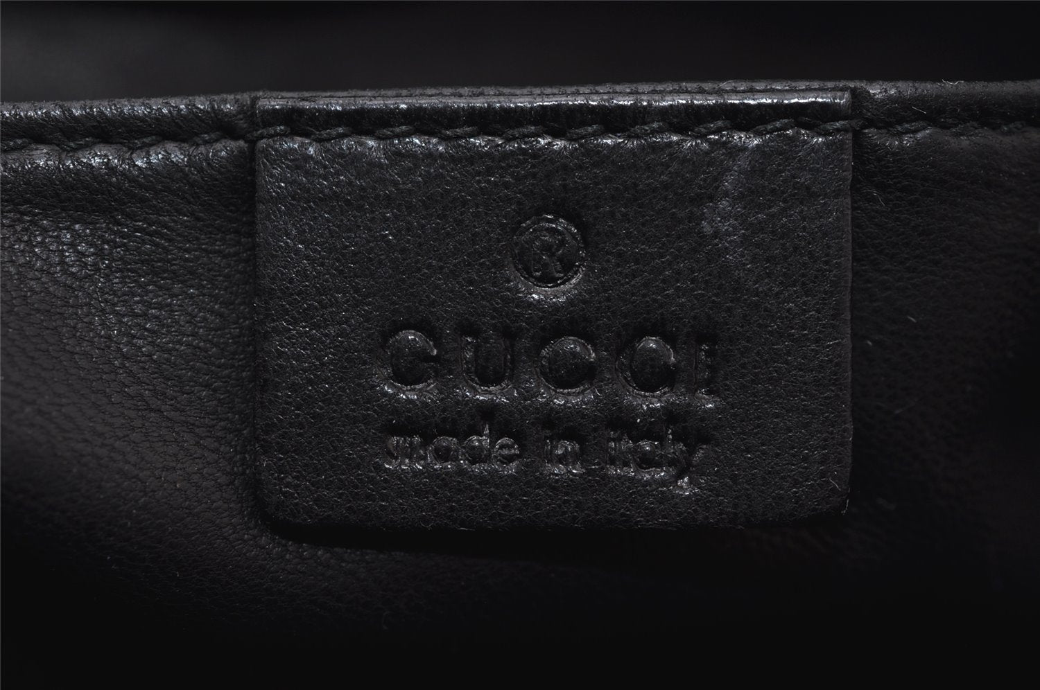 Authentic GUCCI Python Motif Leather Clutch Hand Bag Navy 228574 Box 0487J