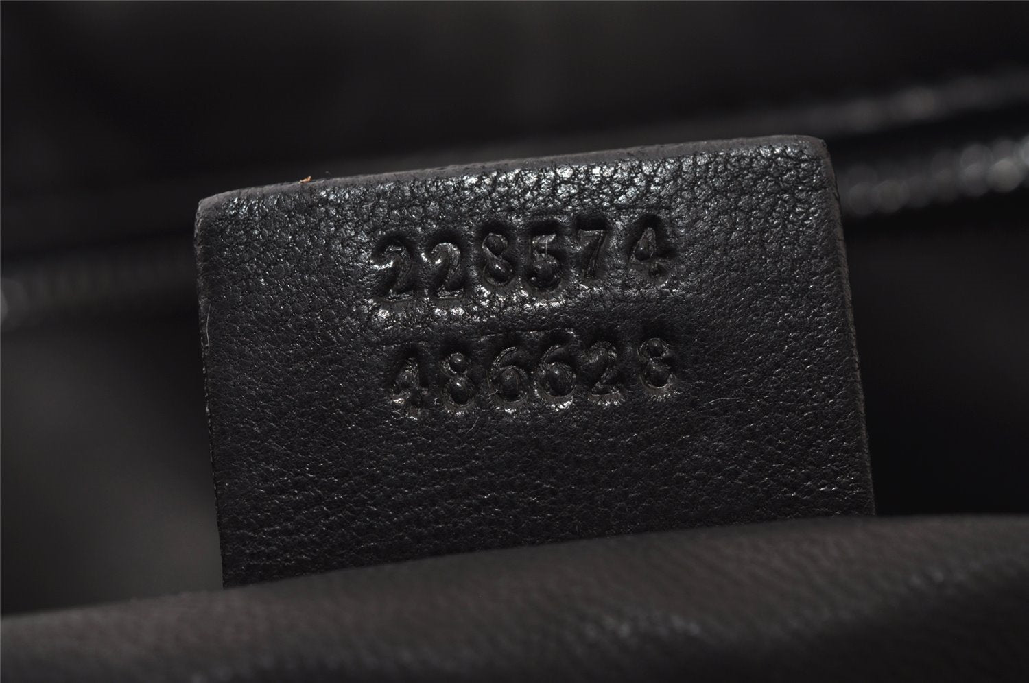 Authentic GUCCI Python Motif Leather Clutch Hand Bag Navy 228574 Box 0487J