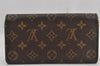 Auth Louis Vuitton Monogram Pochette Porte Monnaie Credit Wallet M61726 LV 0487K