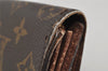 Auth Louis Vuitton Monogram Pochette Porte Monnaie Credit Wallet M61726 LV 0487K