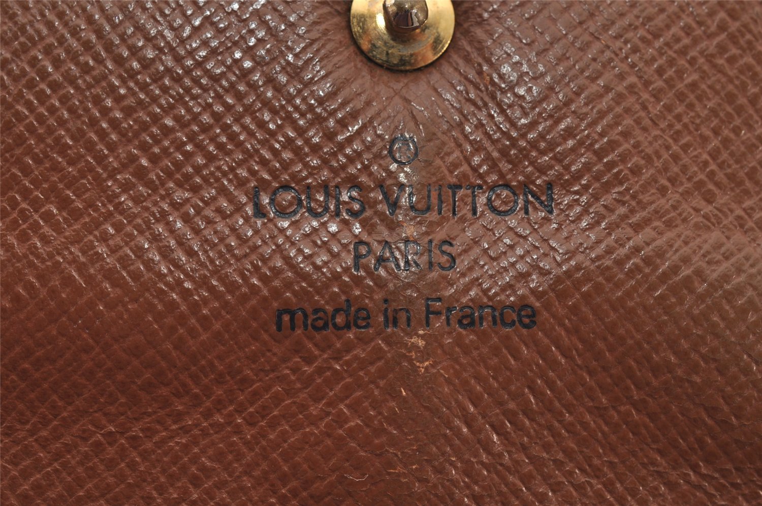 Auth Louis Vuitton Monogram Pochette Porte Monnaie Credit Wallet M61726 LV 0487K