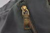 Authentic PRADA Nylon Tessuto Saffiano Leather Shoulder Bag Khaki Green 0488J