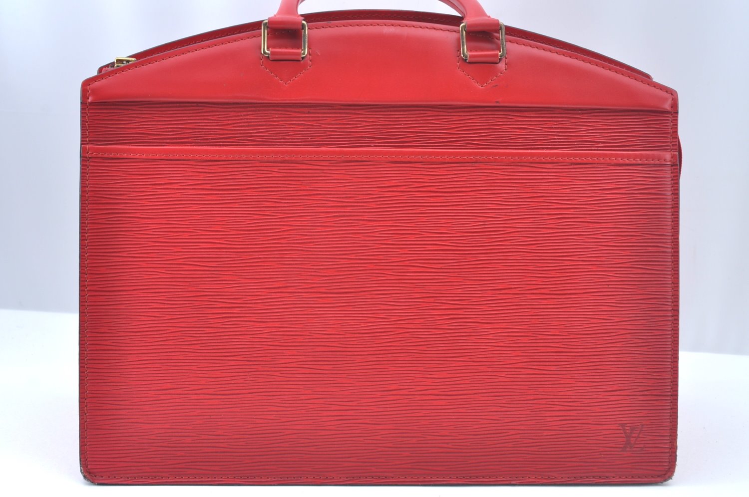 Authentic Louis Vuitton Epi Riviera Hand Bag Red M48187 LV 0489I