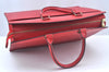Authentic Louis Vuitton Epi Riviera Hand Bag Red M48187 LV 0489I