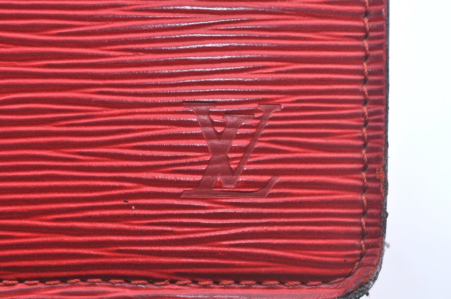 Authentic Louis Vuitton Epi Riviera Hand Bag Red M48187 LV 0489I