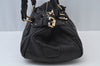 Authentic Chloe Paddington Vintage Leather Shoulder Hand Bag Black 0489J