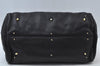 Authentic Chloe Paddington Vintage Leather Shoulder Hand Bag Black 0489J