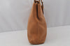 Authentic Burberrys Vintage Leather Hand Bag Brown 0490J