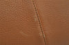 Authentic Burberrys Vintage Leather Hand Bag Brown 0490J