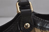 Authentic GUCCI Sukey Shoulder Tote Bag GG Canvas Leather 211944 Brown 0490K