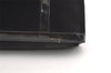 Authentic Salvatore Ferragamo Suede Enamel Shoulder Tote Bag Black SF 0491K