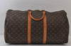 Authentic Louis Vuitton Monogram Keepall 55 Travel Boston Bag M41424 LV 0492J