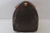 Authentic Louis Vuitton Monogram Keepall 55 Travel Boston Bag M41424 LV 0492J