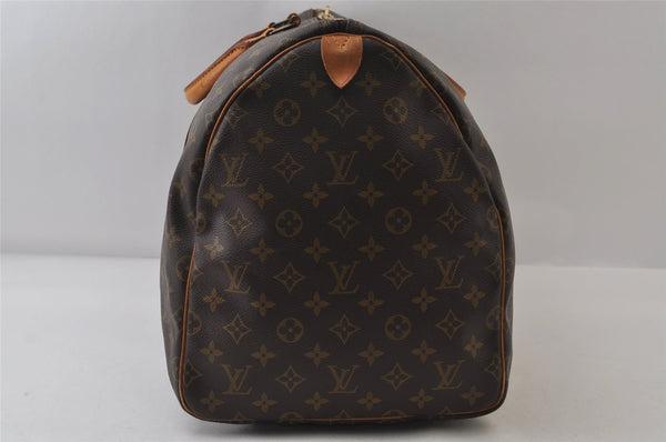 Authentic Louis Vuitton Monogram Keepall 55 Travel Boston Bag M41424 LV 0492J