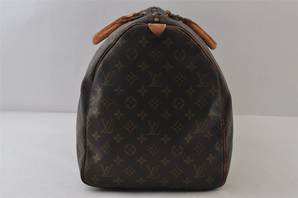 Authentic Louis Vuitton Monogram Keepall 55 Travel Boston Bag M41424 LV 0493J