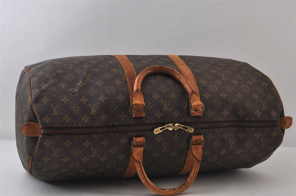 Authentic Louis Vuitton Monogram Keepall 55 Travel Boston Bag M41424 LV 0493J