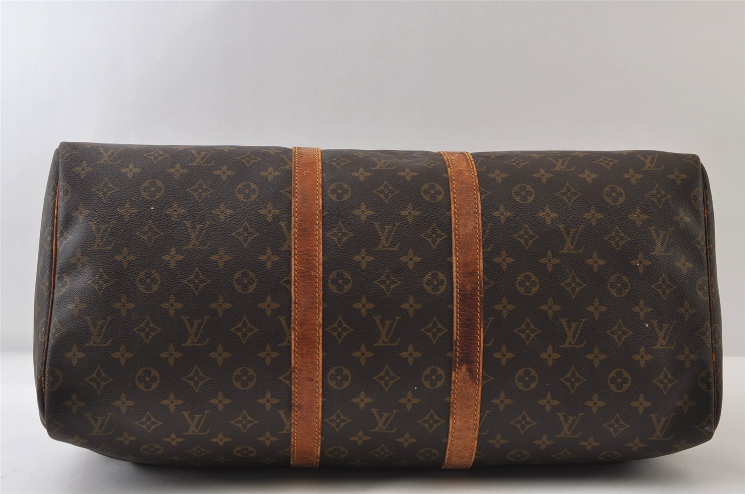 Authentic Louis Vuitton Monogram Keepall 55 Travel Boston Bag M41424 LV 0493J