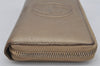 Authentic GUCCI SOHO Long Wallet Purse GG Tassel Leather 308004 Gold 0494K