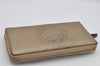 Authentic GUCCI SOHO Long Wallet Purse GG Tassel Leather 308004 Gold 0494K