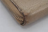 Authentic GUCCI SOHO Long Wallet Purse GG Tassel Leather 308004 Gold 0494K