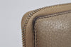 Authentic GUCCI SOHO Long Wallet Purse GG Tassel Leather 308004 Gold 0494K