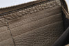 Authentic GUCCI SOHO Long Wallet Purse GG Tassel Leather 308004 Gold 0494K