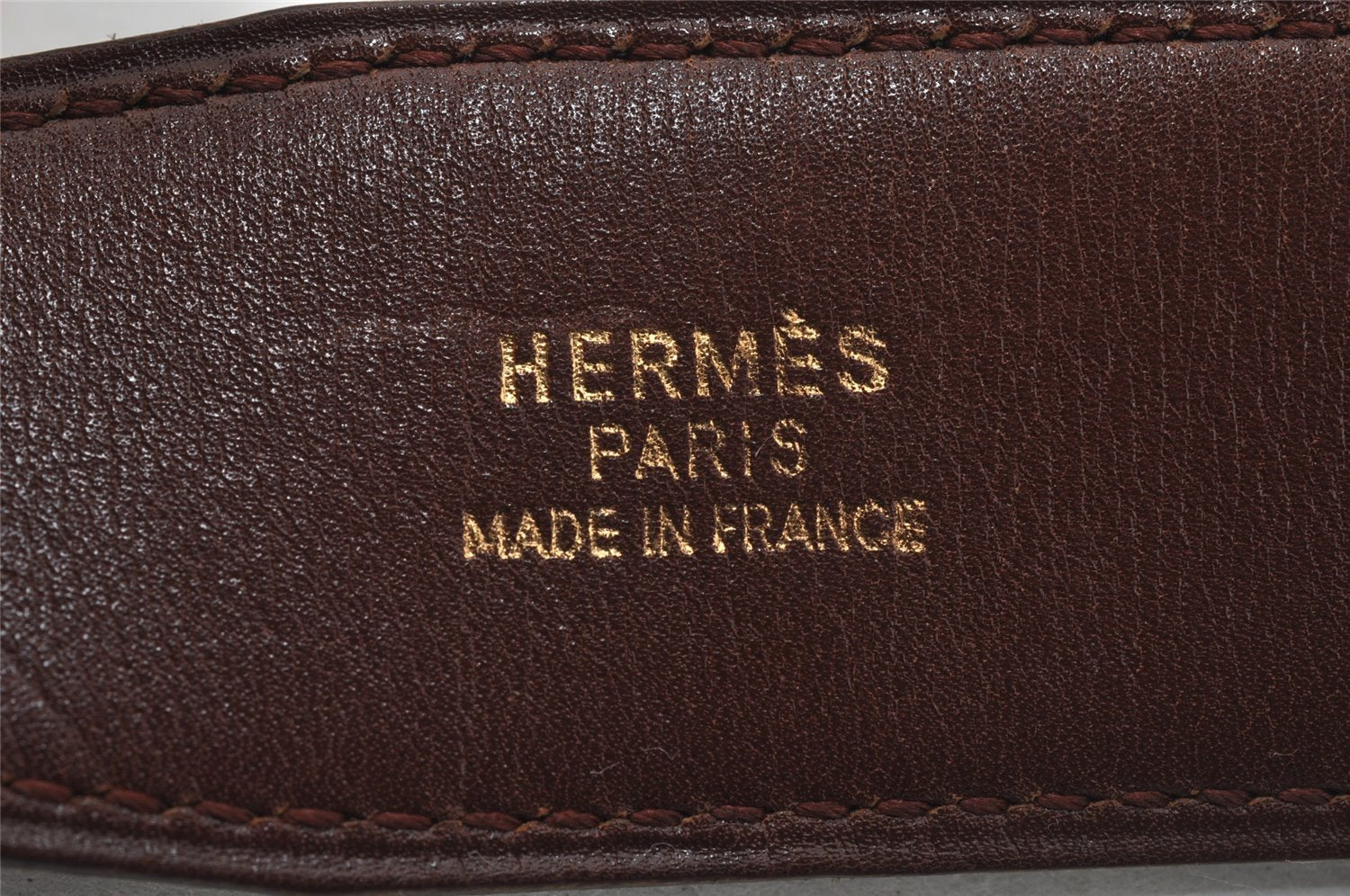 Authentic HERMES Constance Leather Belt Size 65cm 25.6