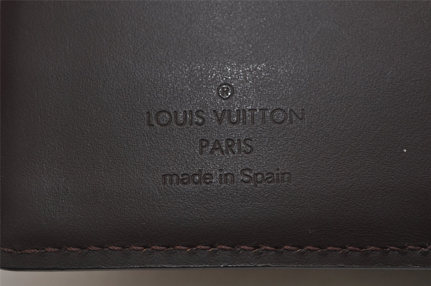 Authentic Louis Vuitton Epi Agenda PM Notebook Cover Brown R2005D LV 0496K