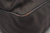 Authentic PRADA Nylon Tessuto Leather Shoulder Hand Bag Purse Brown 0497J