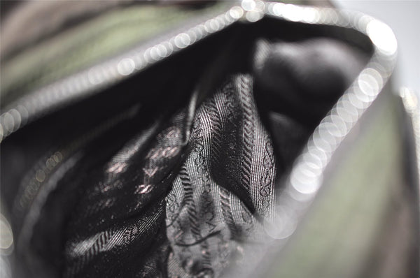 Authentic PRADA Nylon Tessuto Leather Shoulder Hand Bag Purse Brown 0497J