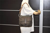 Authentic PRADA Nylon Tessuto Leather Shoulder Hand Bag Purse Brown 0497J