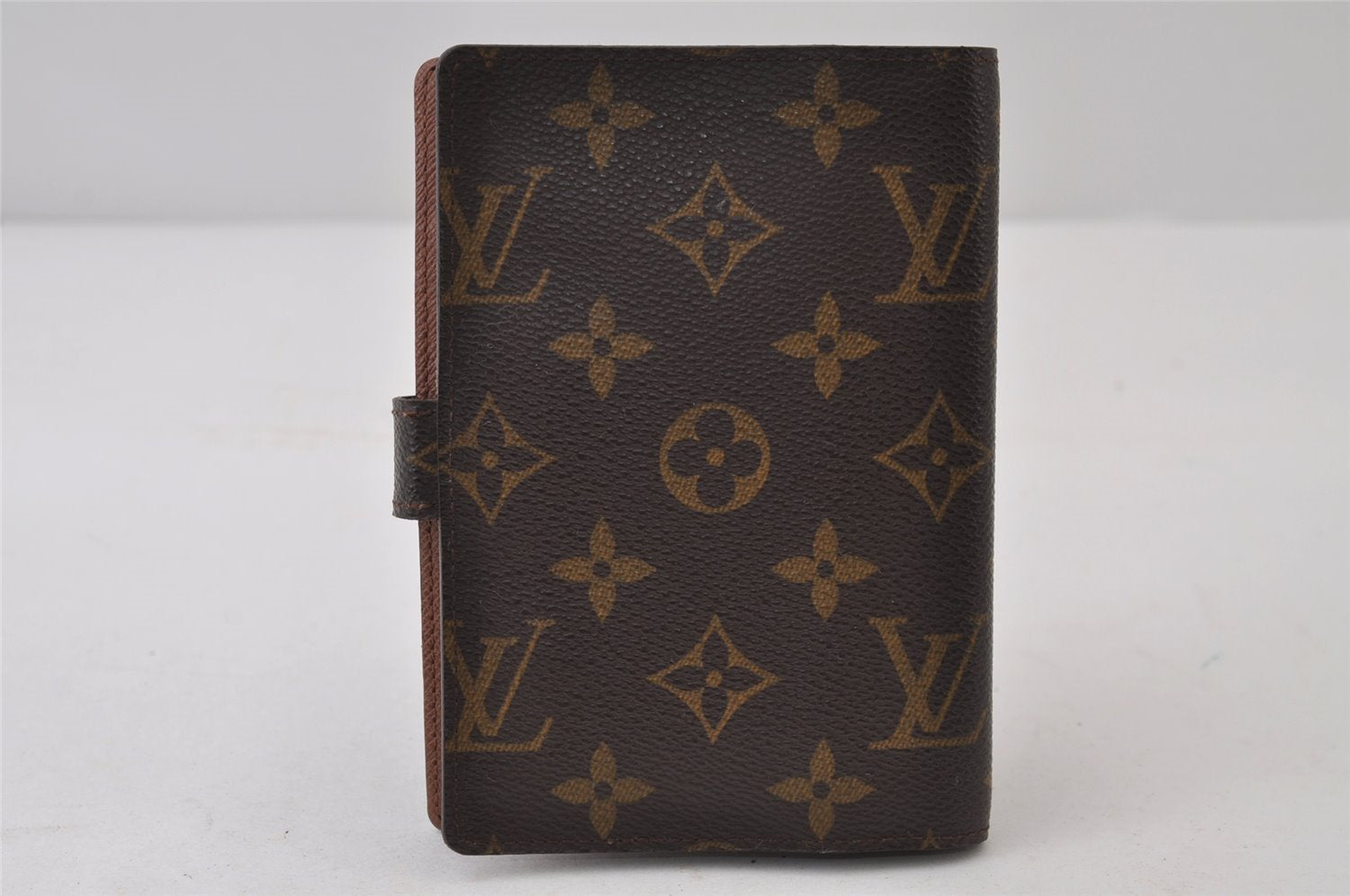 Authentic Louis Vuitton Monogram Agenda PM Notebook Cover R20005 LV 0498J