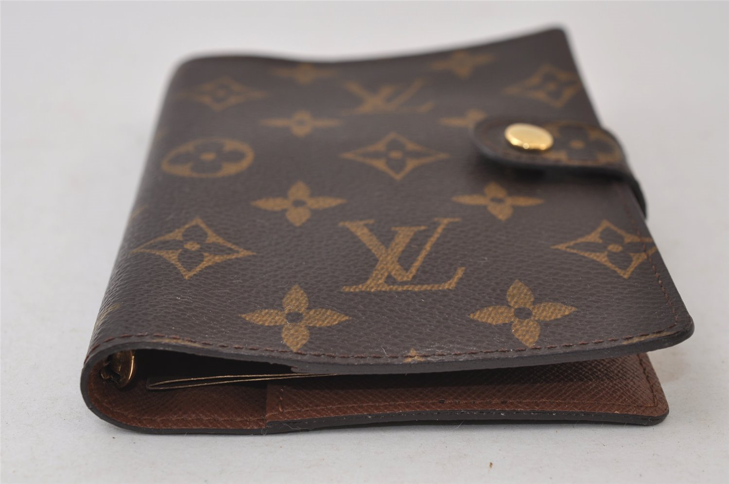 Authentic Louis Vuitton Monogram Agenda PM Notebook Cover R20005 LV 0498J