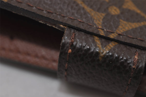 Authentic Louis Vuitton Monogram Agenda PM Notebook Cover R20005 LV 0498J