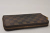 Authentic Louis Vuitton Damier Zippy Long Wallet Purse N60015 LV 0500J