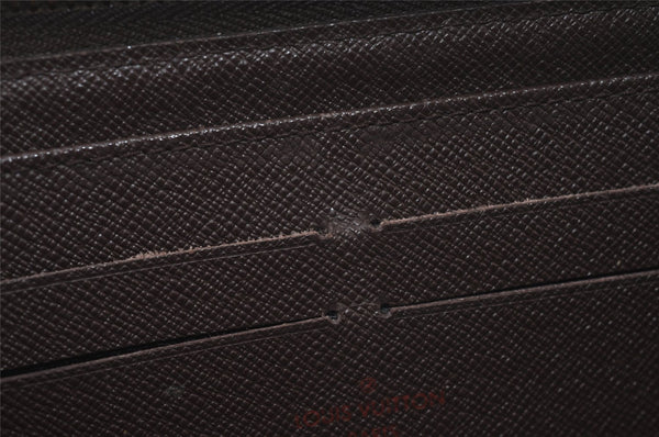 Authentic Louis Vuitton Damier Zippy Long Wallet Purse N60015 LV 0500J