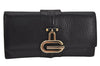 Authentic GUCCI Vintage Long Wallet Purse Leather 131847 Black 0500K