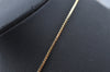 Authentic Christian Dior Rhinestone Gold Tone Chain Pendant Necklace CD 0501J