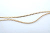 Authentic Christian Dior Rhinestone Gold Tone Chain Pendant Necklace CD 0501J