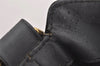 Authentic GUCCI Vintage Bamboo Shoulder Hand Bag Suede Leather Black Junk 0501K