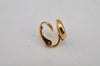 Authentic Christian Vintage Clip-On Dior Earrings Gold Plating CD 0502J