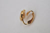 Authentic Christian Vintage Clip-On Dior Earrings Gold Plating CD 0502J