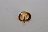 Authentic Christian Vintage Clip-On Dior Earrings Gold Plating CD 0502J