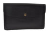 Authentic Louis Vuitton Epi Montaigne 27 Clutch Hand Bag Black M52652 LV 0505J