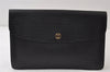 Authentic Louis Vuitton Epi Montaigne 27 Clutch Hand Bag Black M52652 LV 0505J