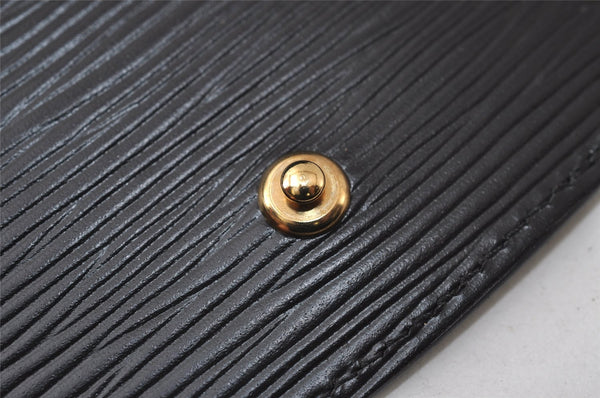 Authentic Louis Vuitton Epi Montaigne 27 Clutch Hand Bag Black M52652 LV 0505J